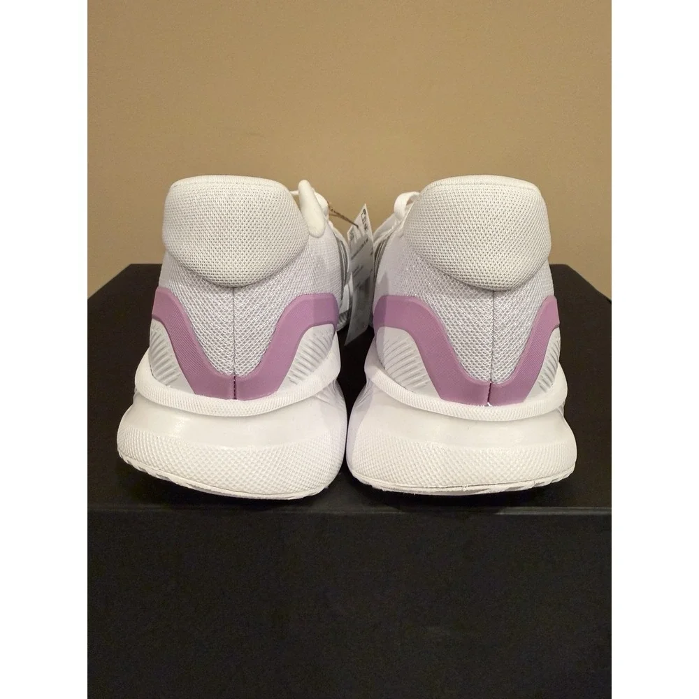 ADIDAS‎ RUNFALCON 5 W Women White Pink Grey Running  Shoe Low Top NEW IN BOX